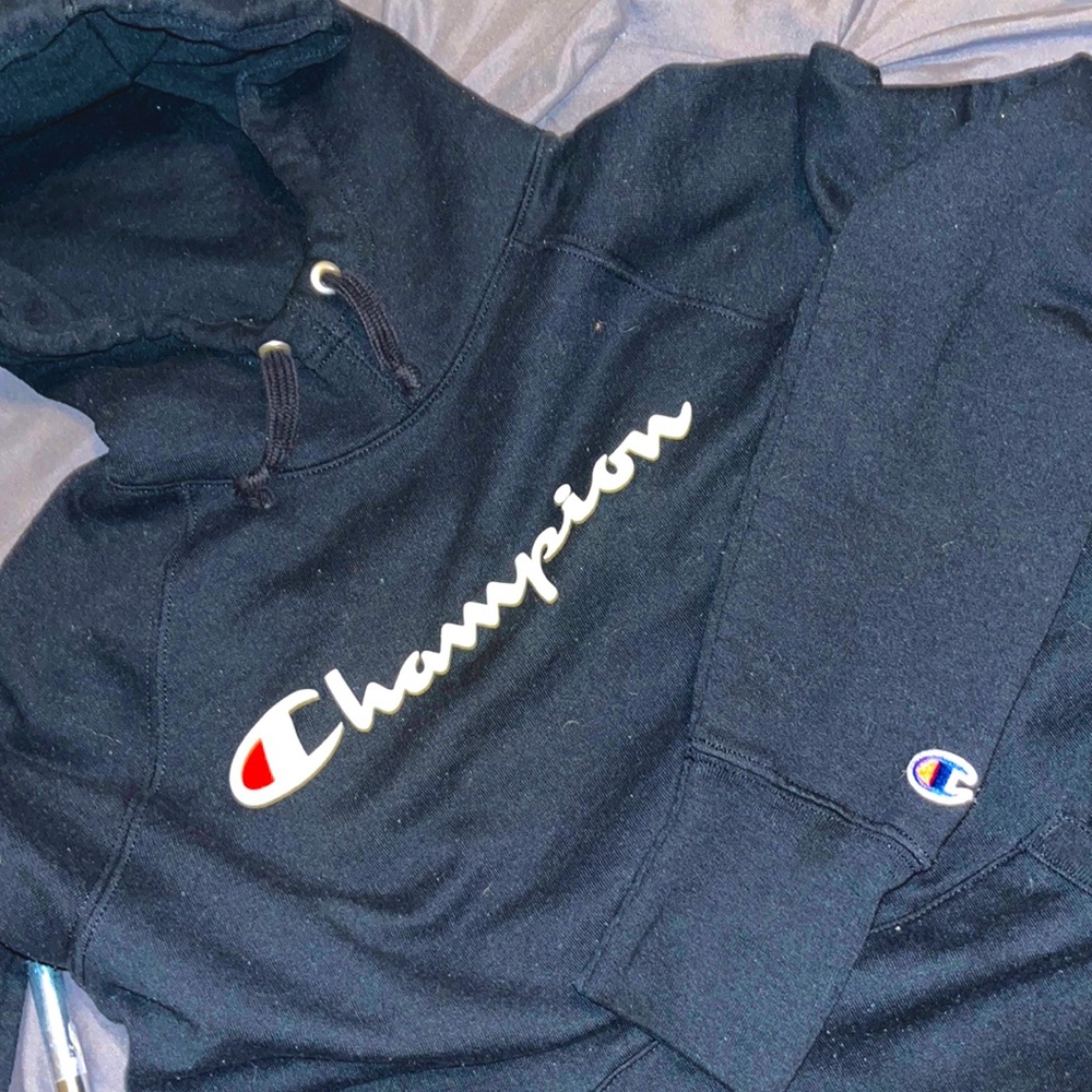 CHAMPION Black Hoodie